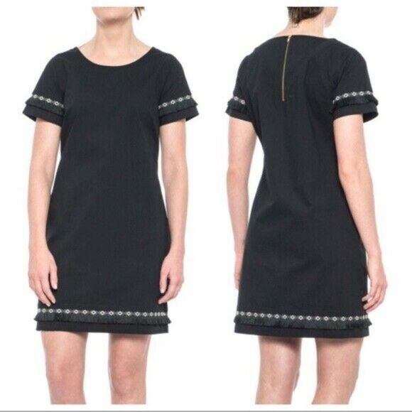 Coercion London Dress Boho W/ Fringe Sz 6 - Picture 1 of 9